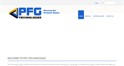 Desktop Screenshot of pfgtech.com