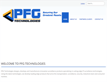 Tablet Screenshot of pfgtech.com
